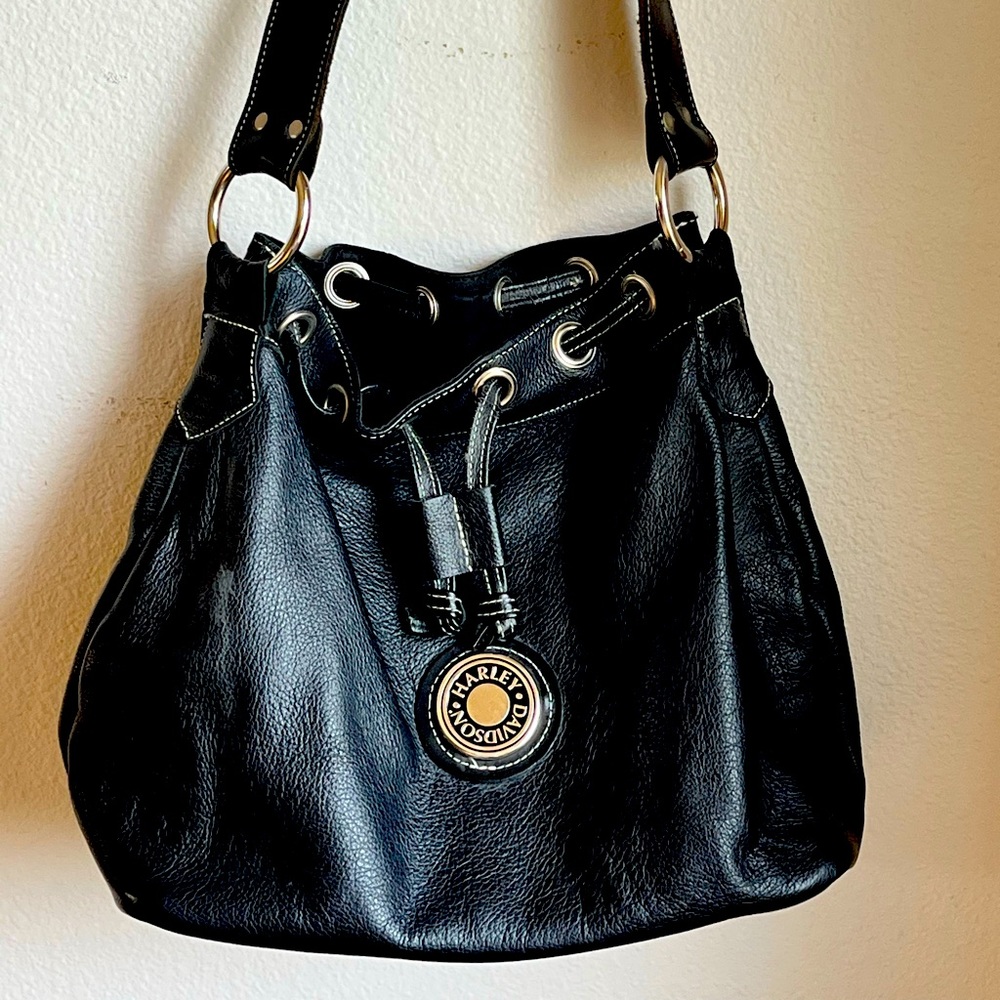 Harley leather purse